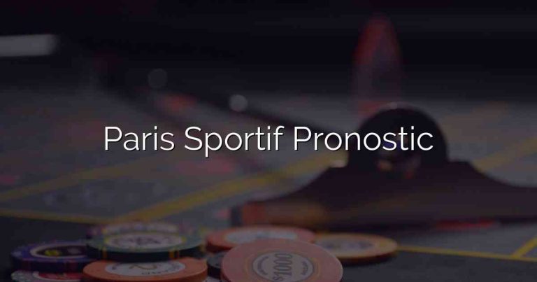 Paris Sportif Pronostic