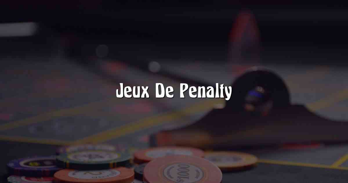 Jeux De Penalty