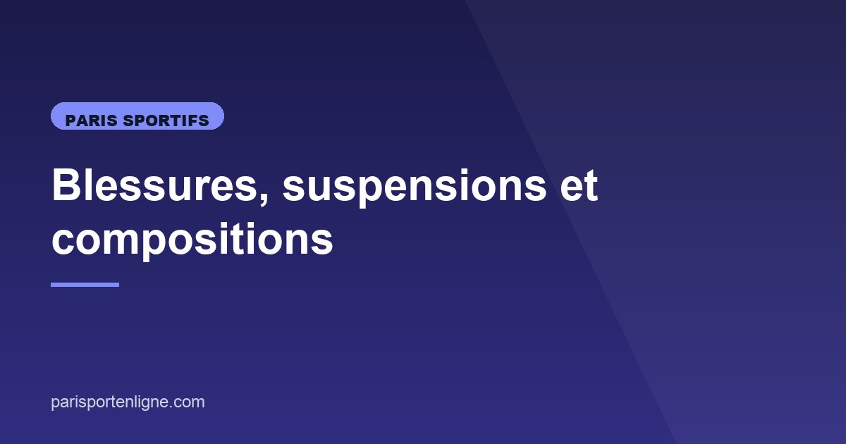 Illustration de l'article consacré à l'info avant-match