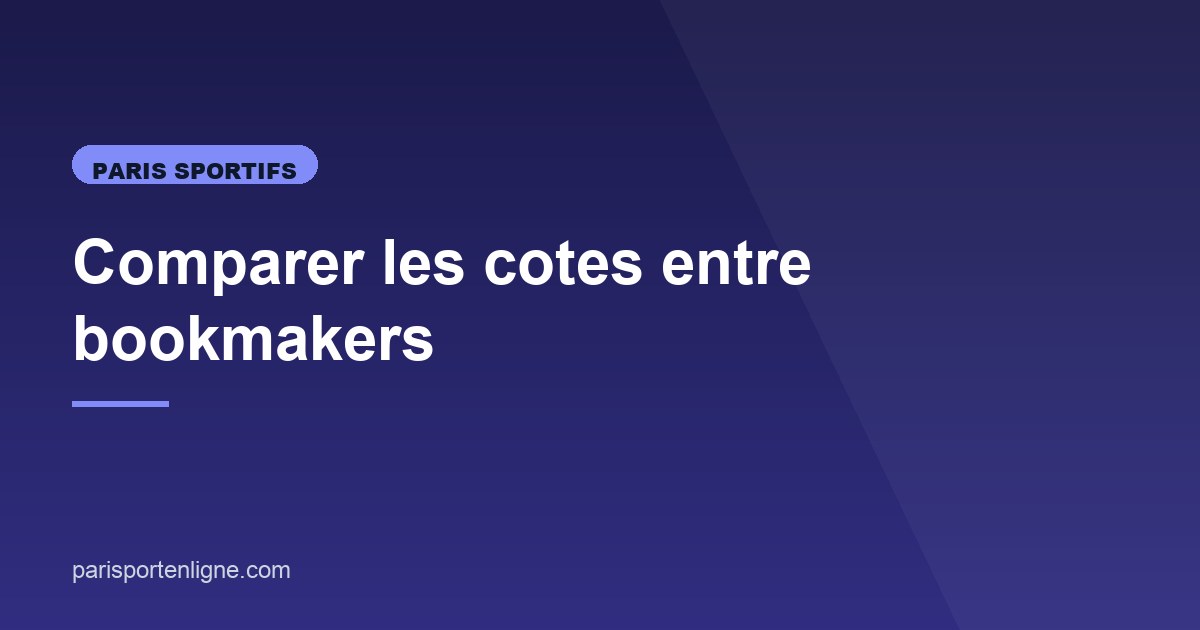 Illustration de l'article consacré à la comparaison des cotes