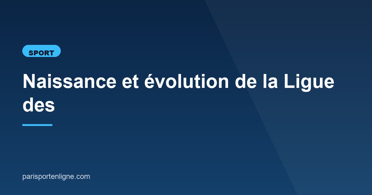 Illustration de l'article consacré à la Ligue des Champions